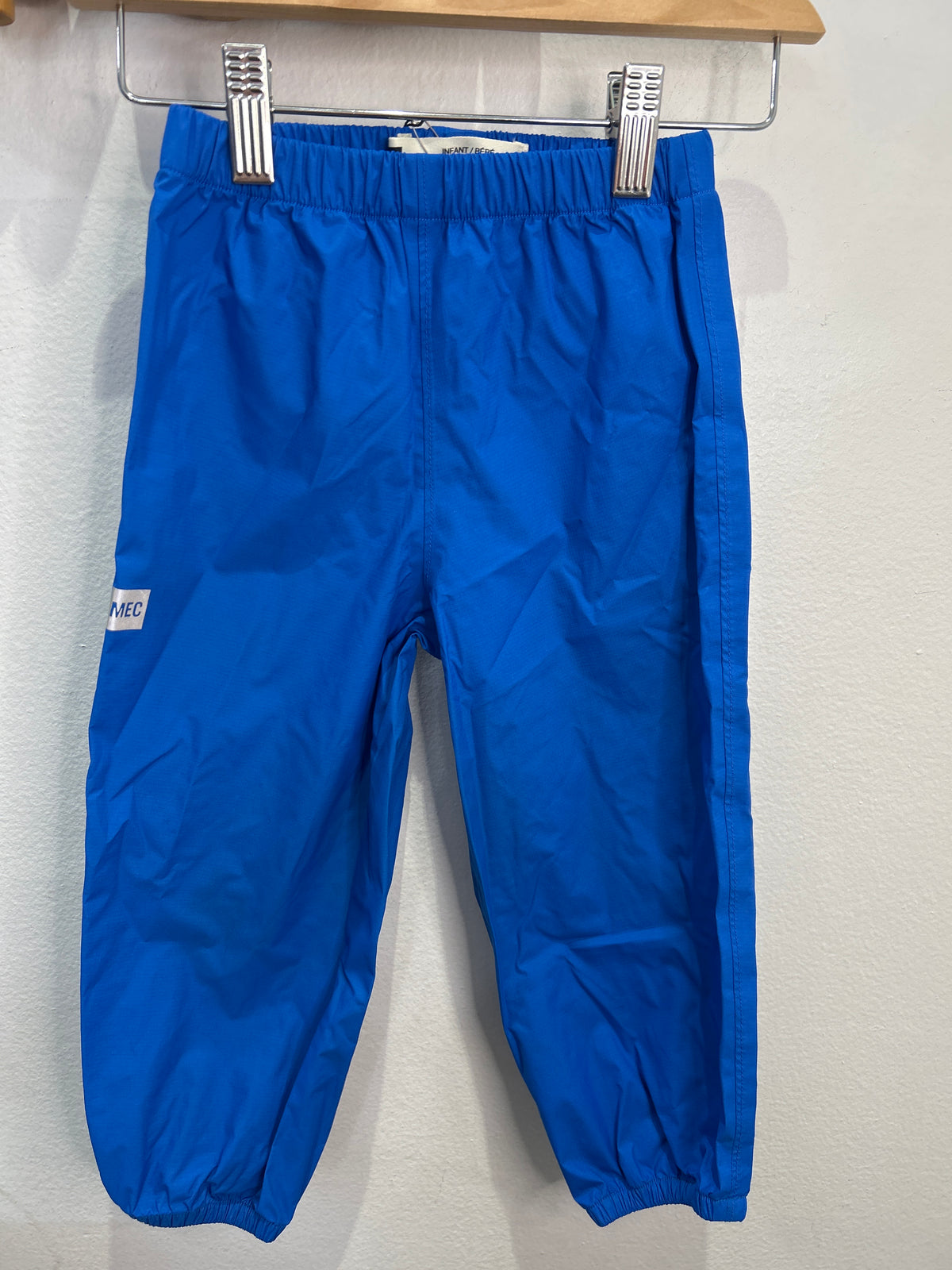 MEC blue rain pants 24m