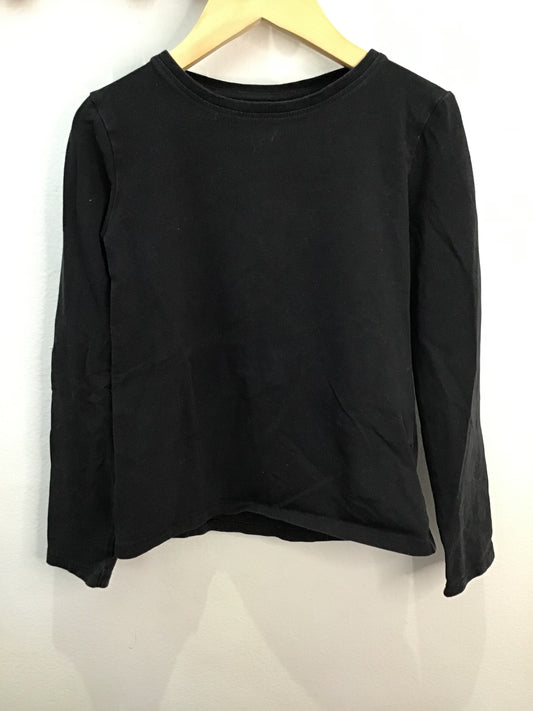 Tee  black longsleeve 6-8y