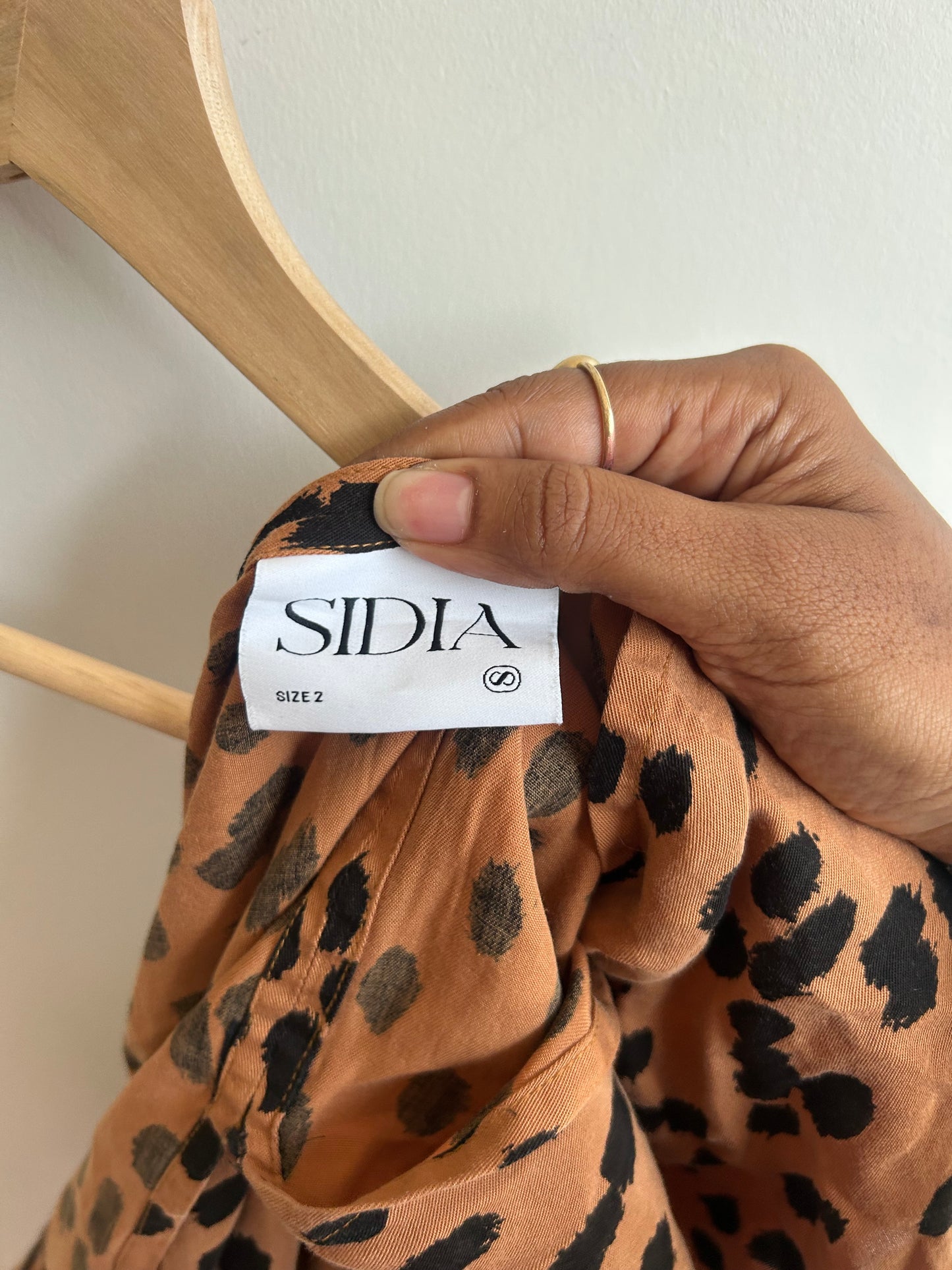 Brown kaftan size 2 (S-M)