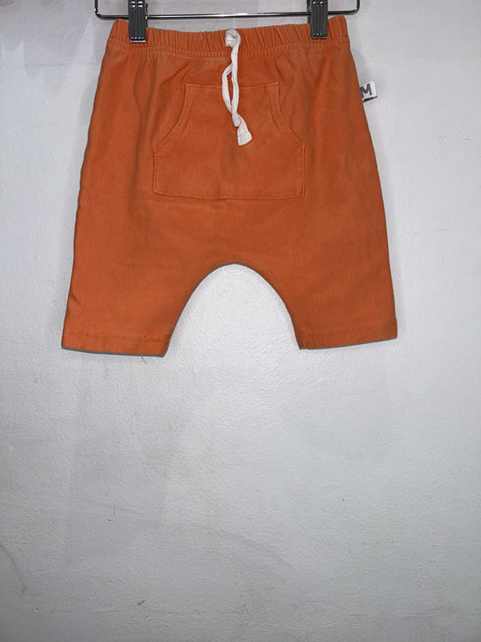 My Mila Organic oragne shorts 4-5y