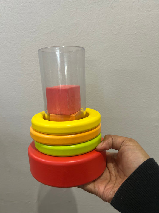 Lovevery rings stacker and cubes