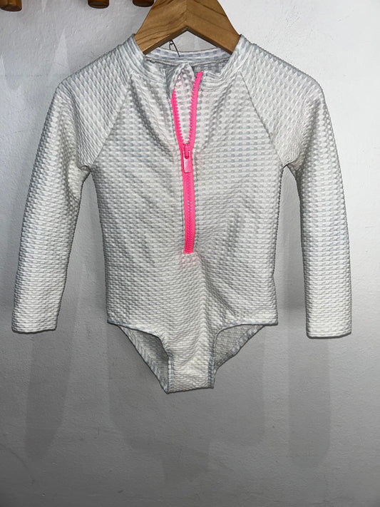 Textured swimsuit 3y
