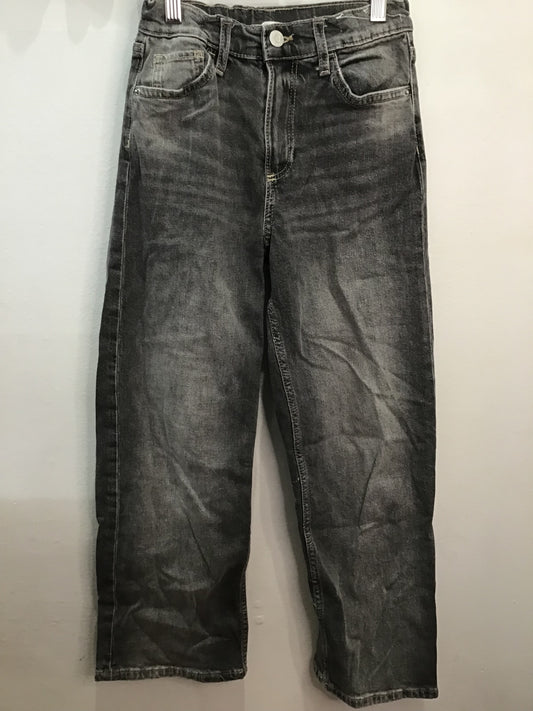 Pants grey wide legged jeans 8-9y