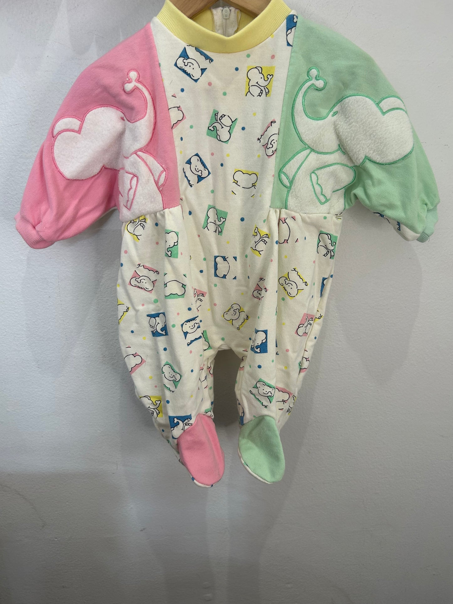 Vintage elephant romper 3m