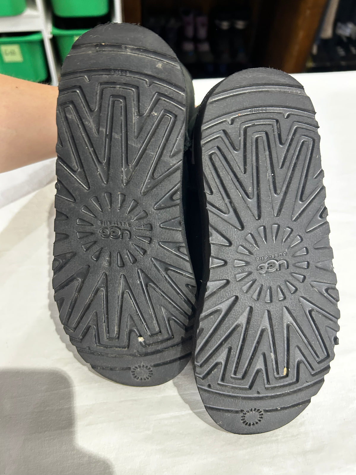 Y3 black Ugg boots