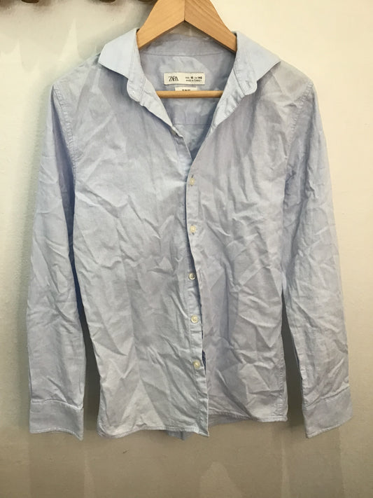 Shirt blue slim fit 10y