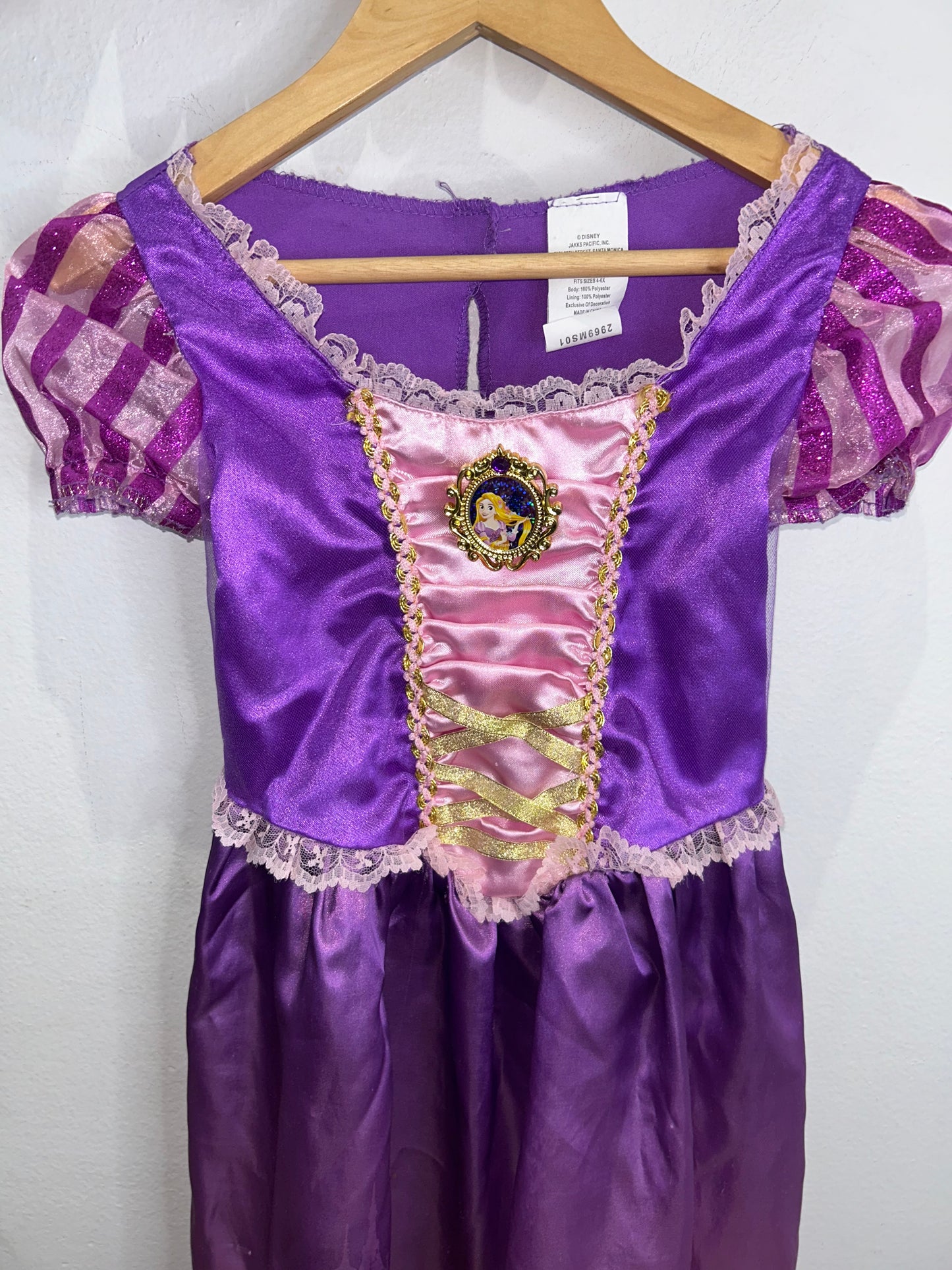 Purple Rapunzel dress 4-6y*