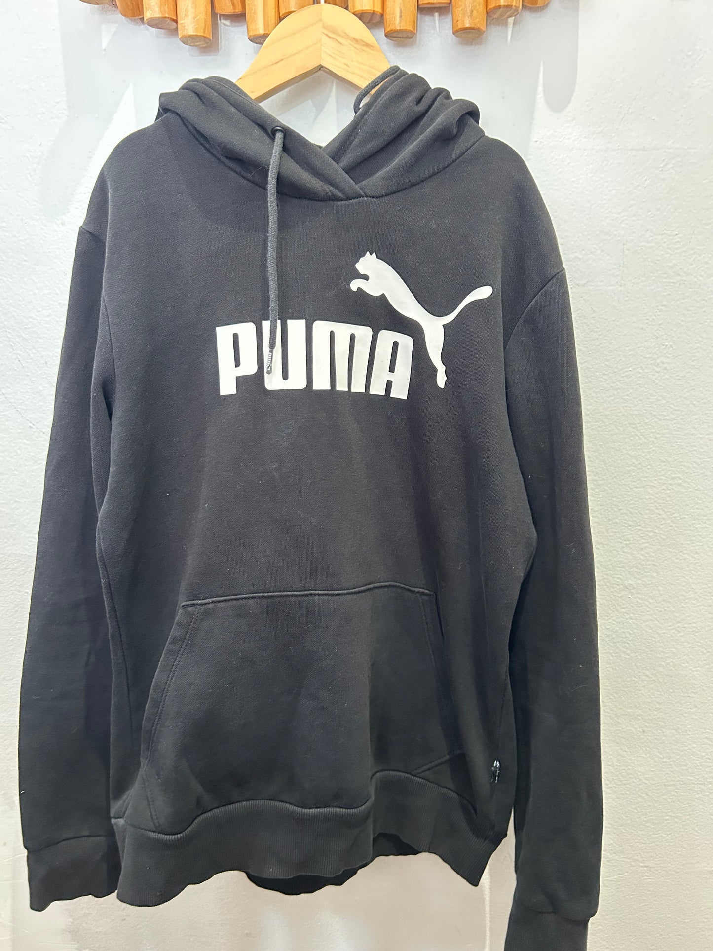 Puma black hoodie 14y (XS)