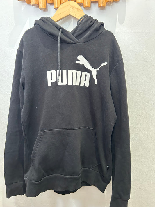 Puma black hoodie 14y (XS)
