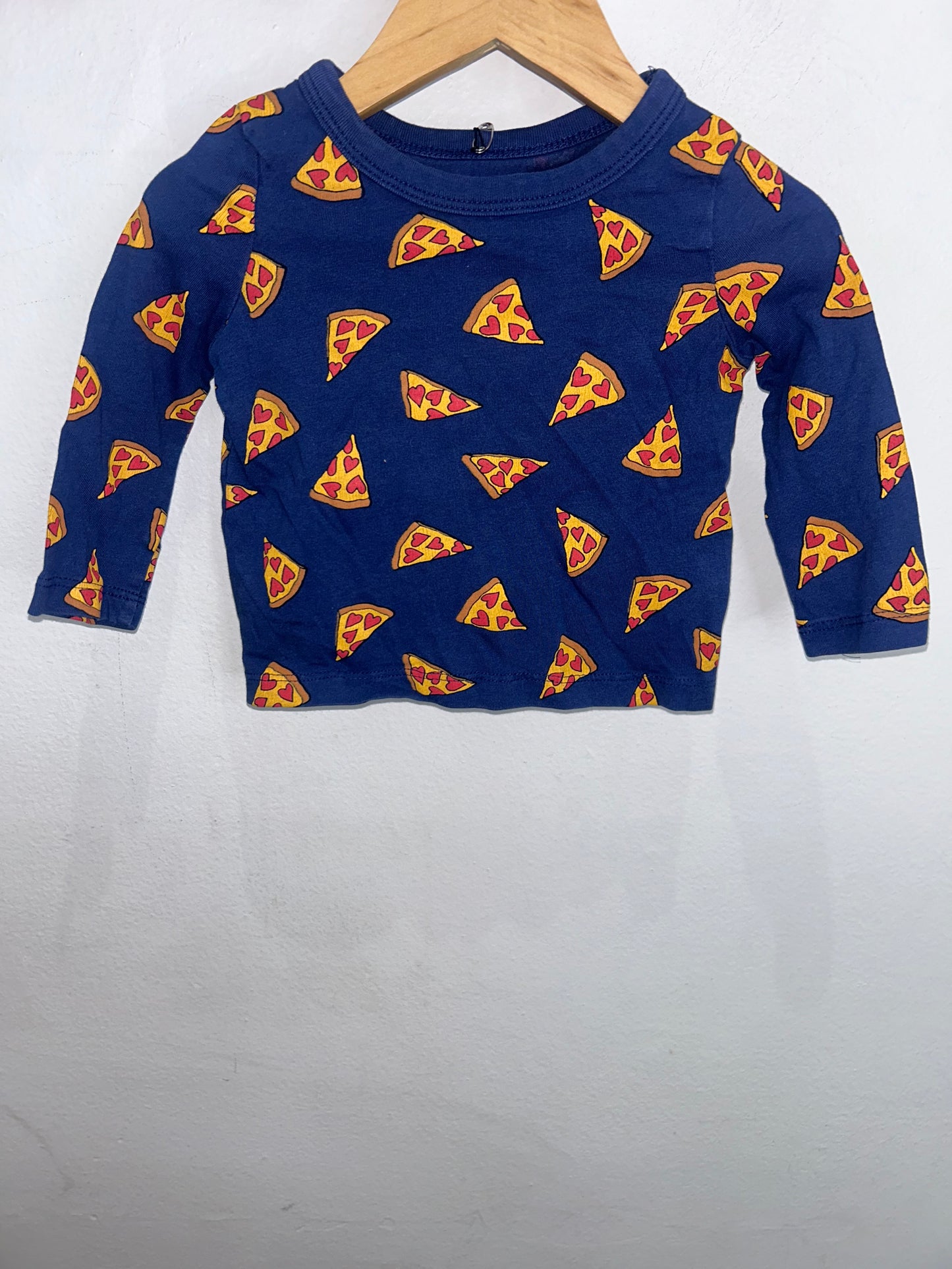 Pizza tee 6-12m