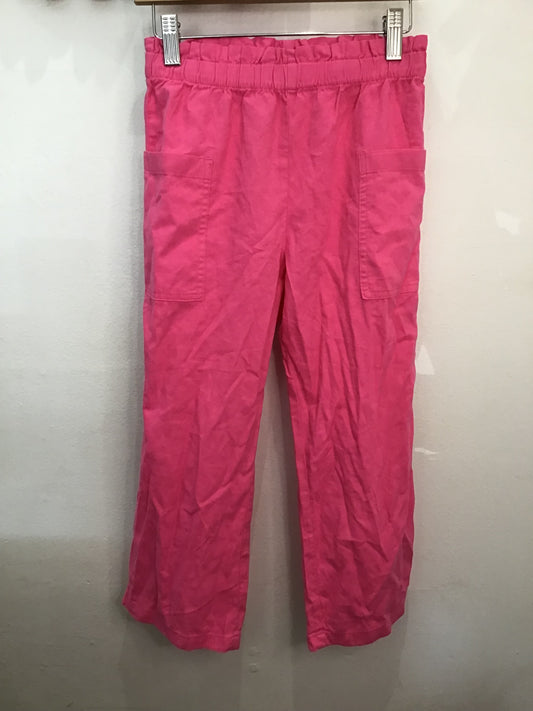 Hot pink breezy pants 6y