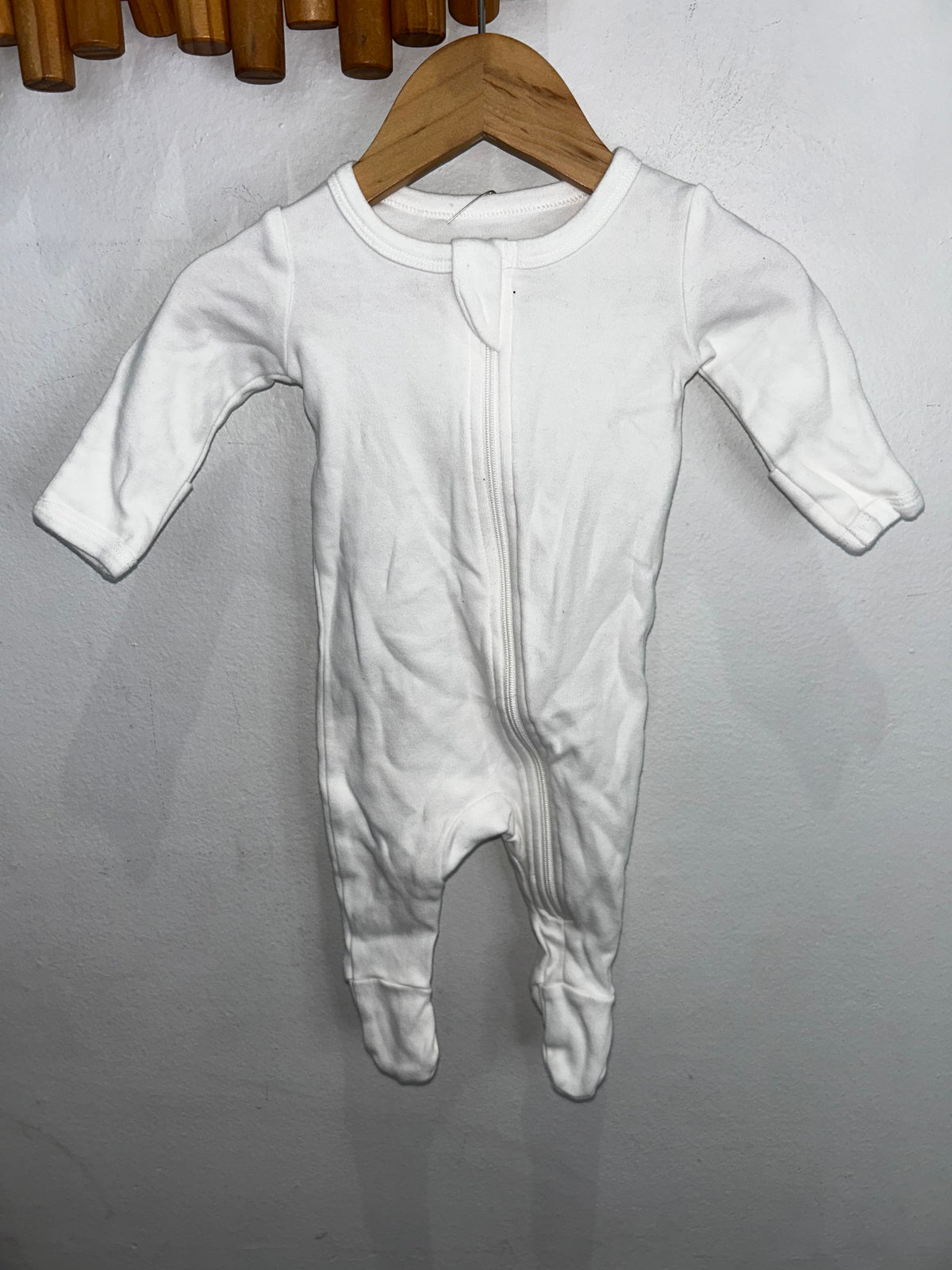 White sleeper newborn