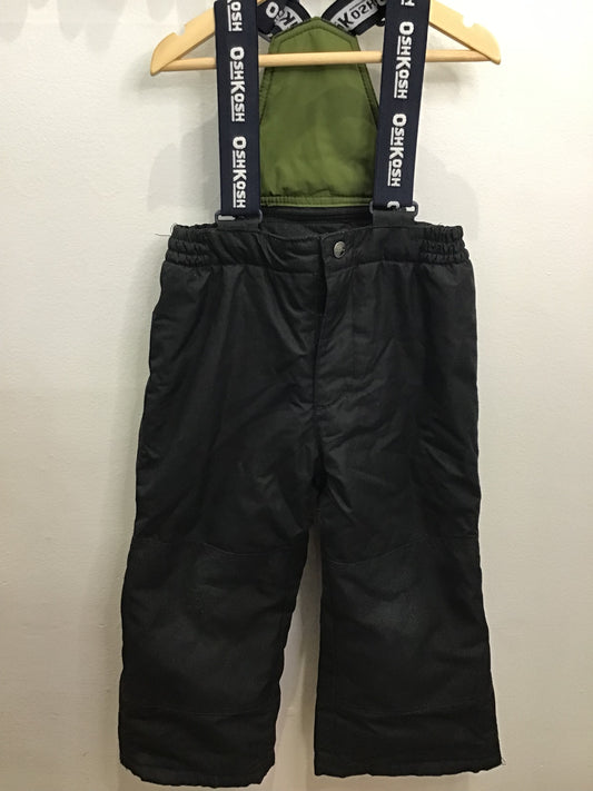 Black bib snowpants 4y*