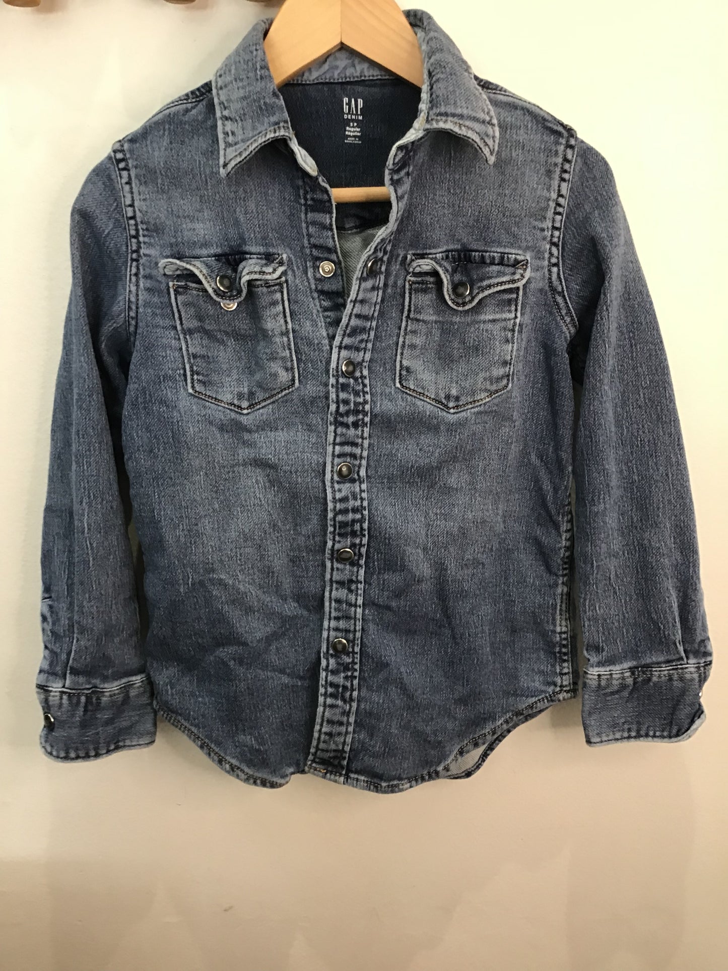 Shirt stretchy denim 6-7y