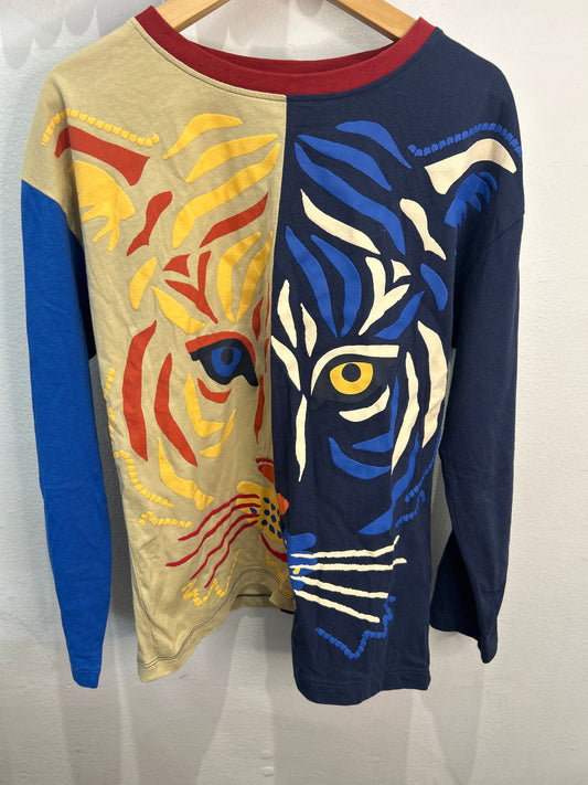 Funky tiger longsleeve 10y