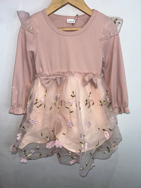 Embroidered fancy dress 12-18m