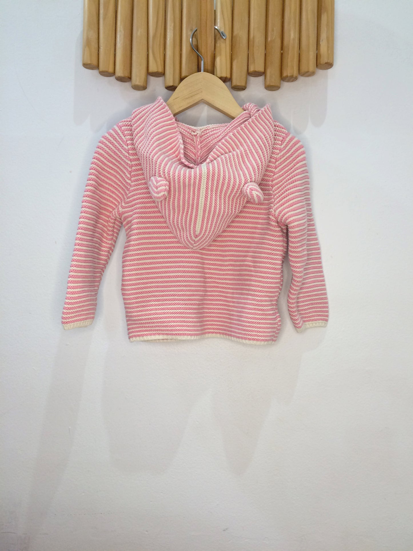 Pink stripes brannan sweater 18-24m