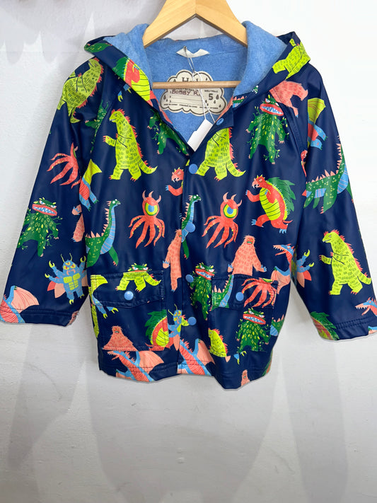 Hatley monster raincoat 5y