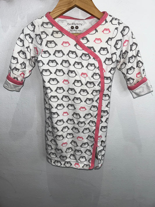 Owl sleep gown 0-3m