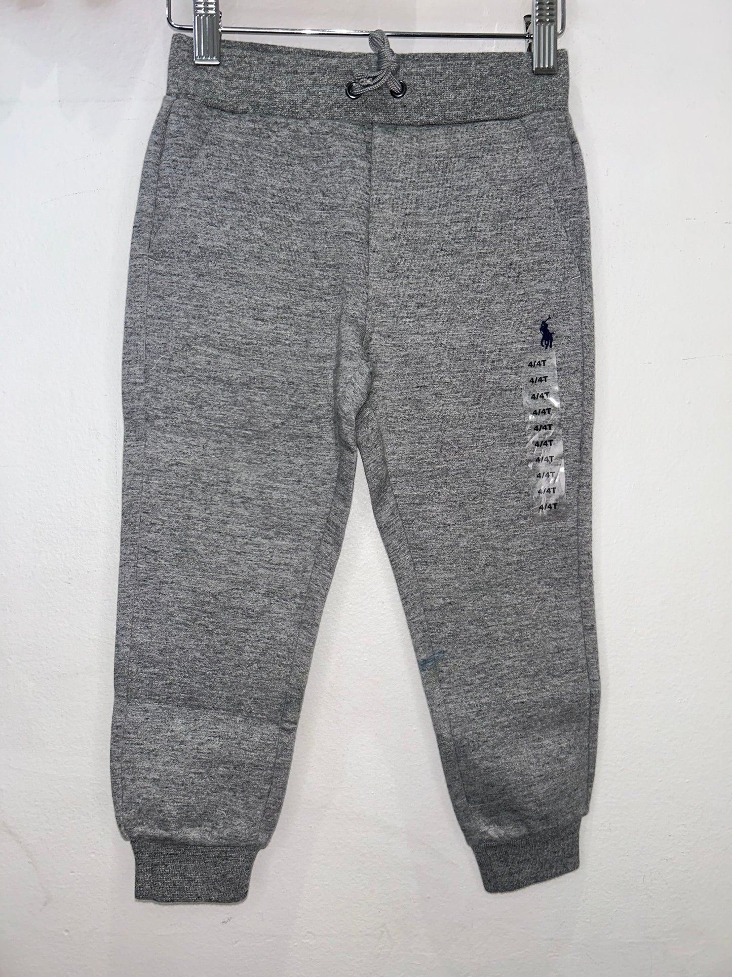 Grey polo joggers 4Y new