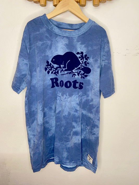 Roots blue tee 13-14y