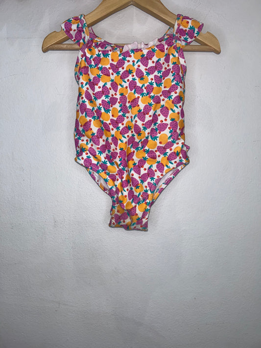 Strawberries and oranges swimsuit 24m