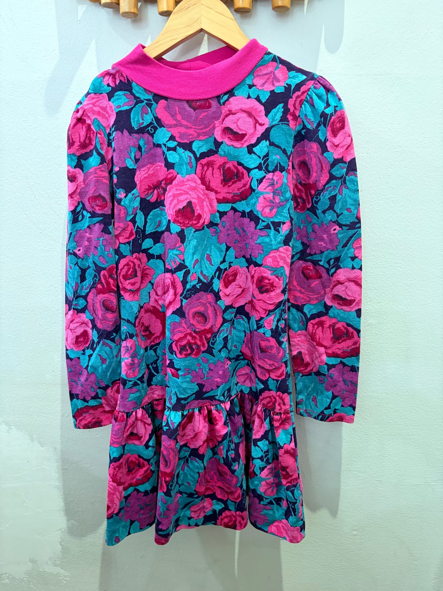 Vintage roses dress 8y