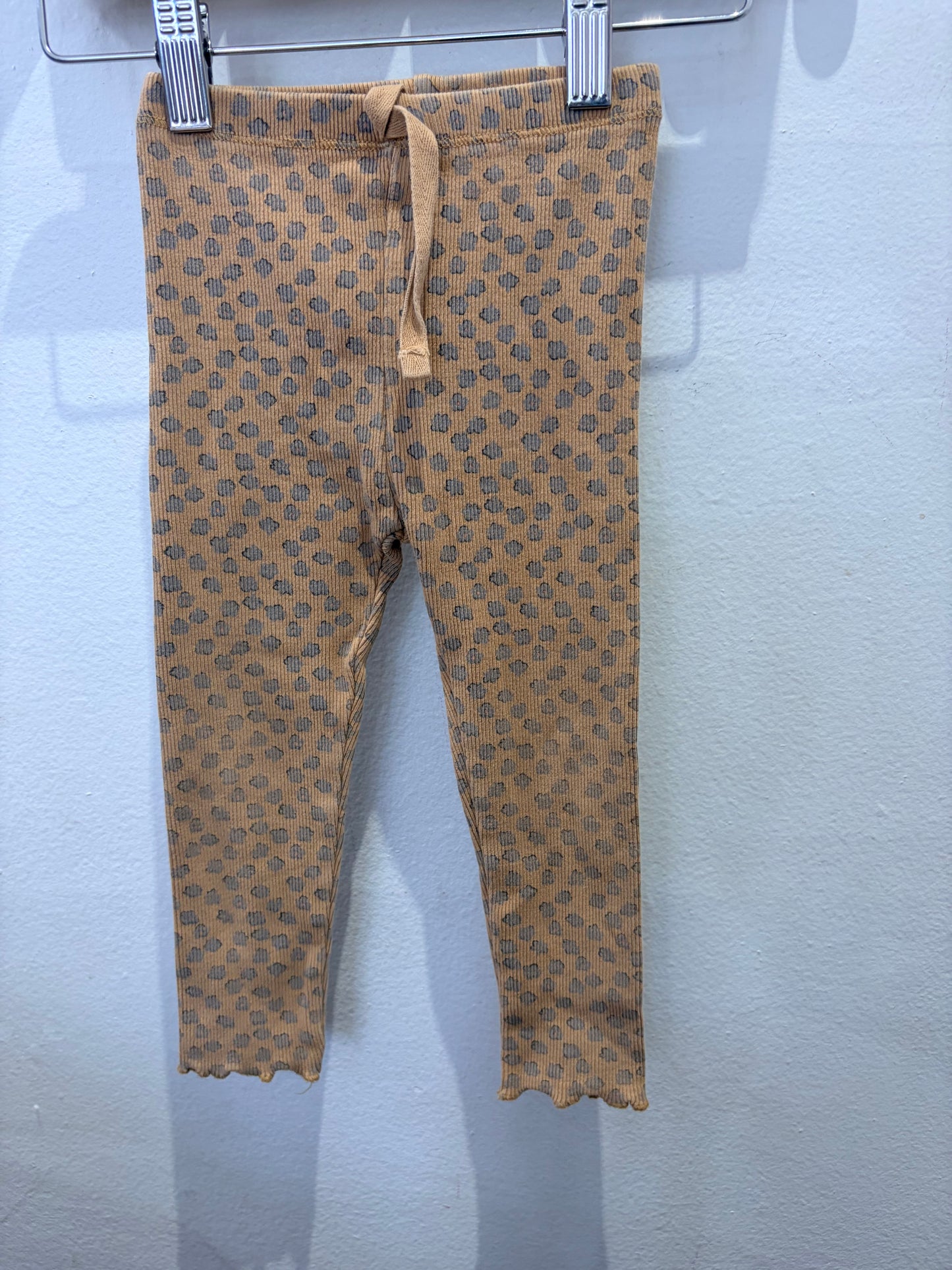 Leopard ribbed pants 18-24m*