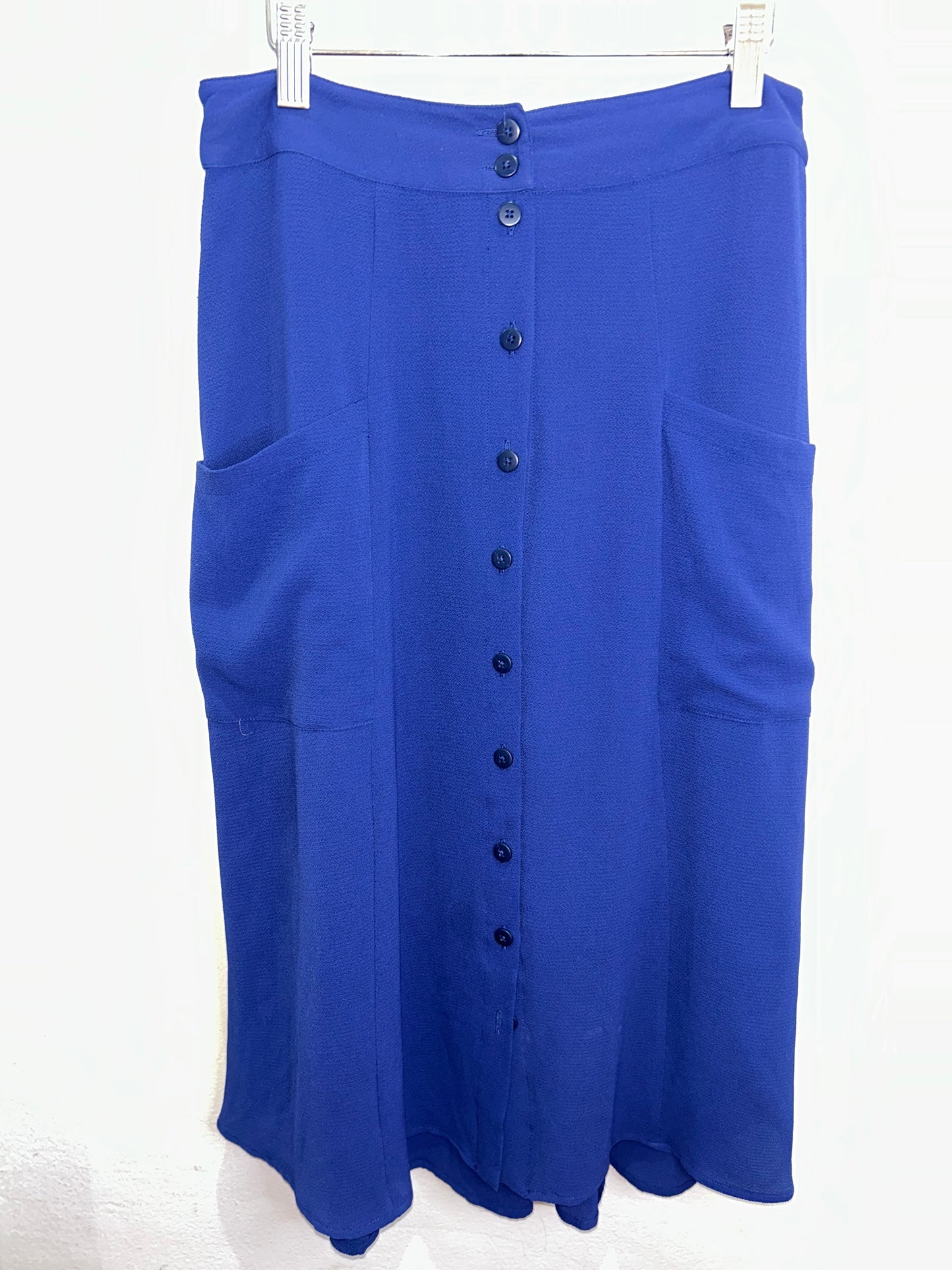 Blue chiffon skirt- adult S