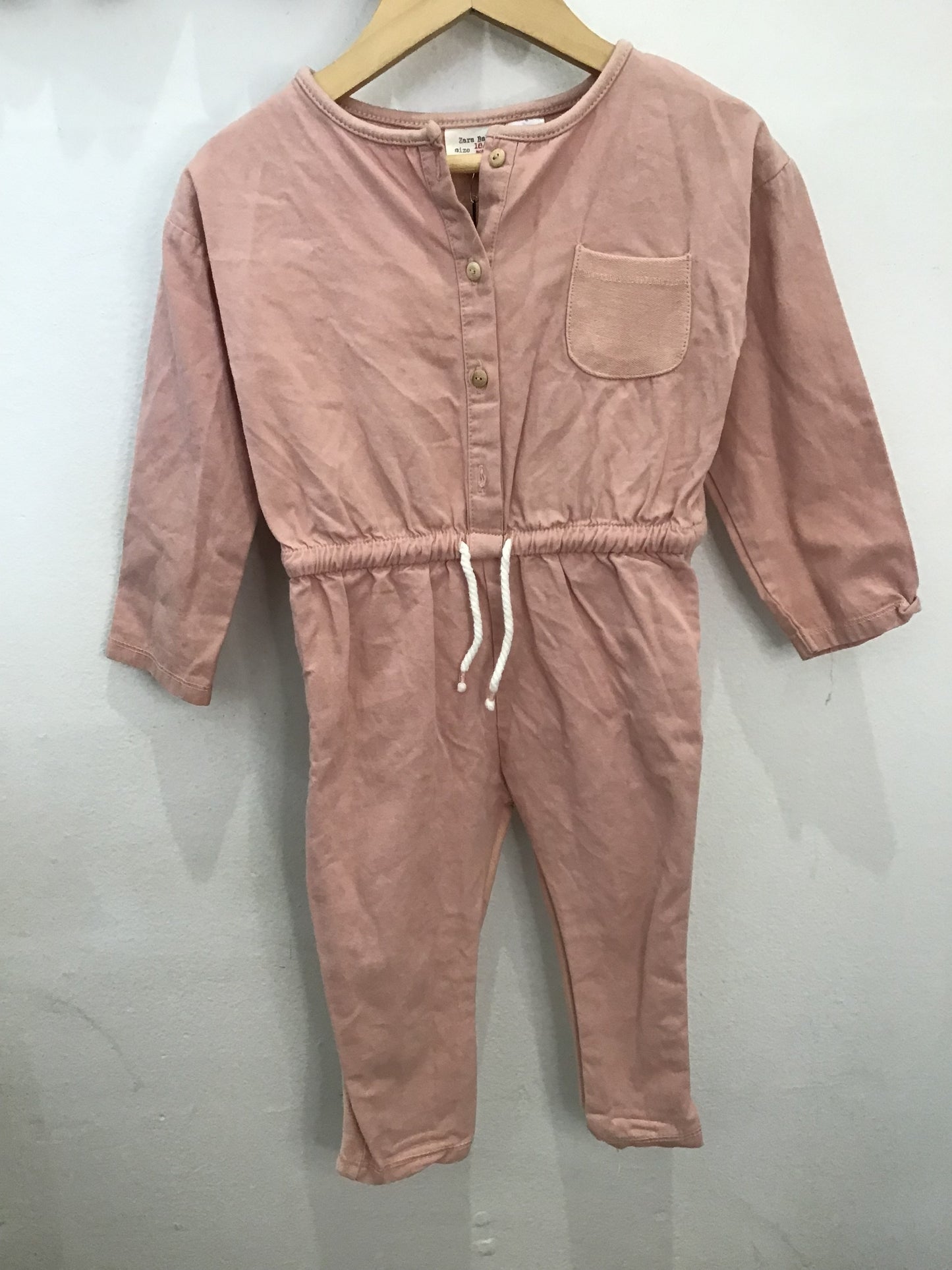 Pink coveralls 18-24m