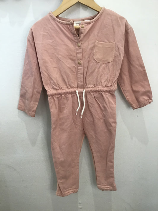 Pink coveralls 18-24m