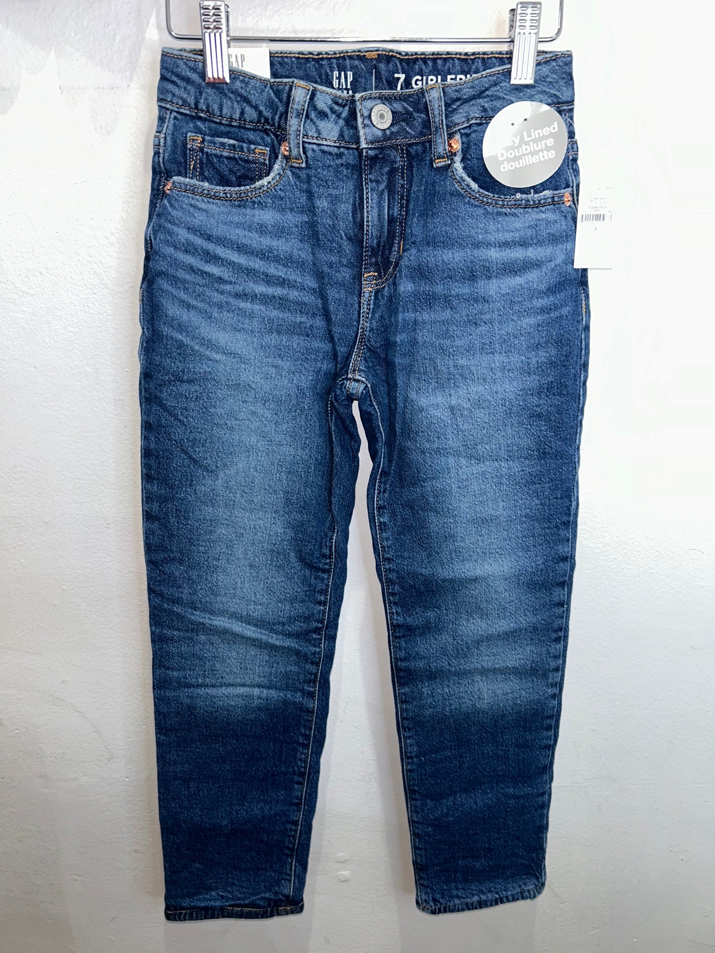 Cozy lined jeans 7y NEW