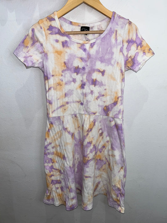 Purple and orange dress 10-12y