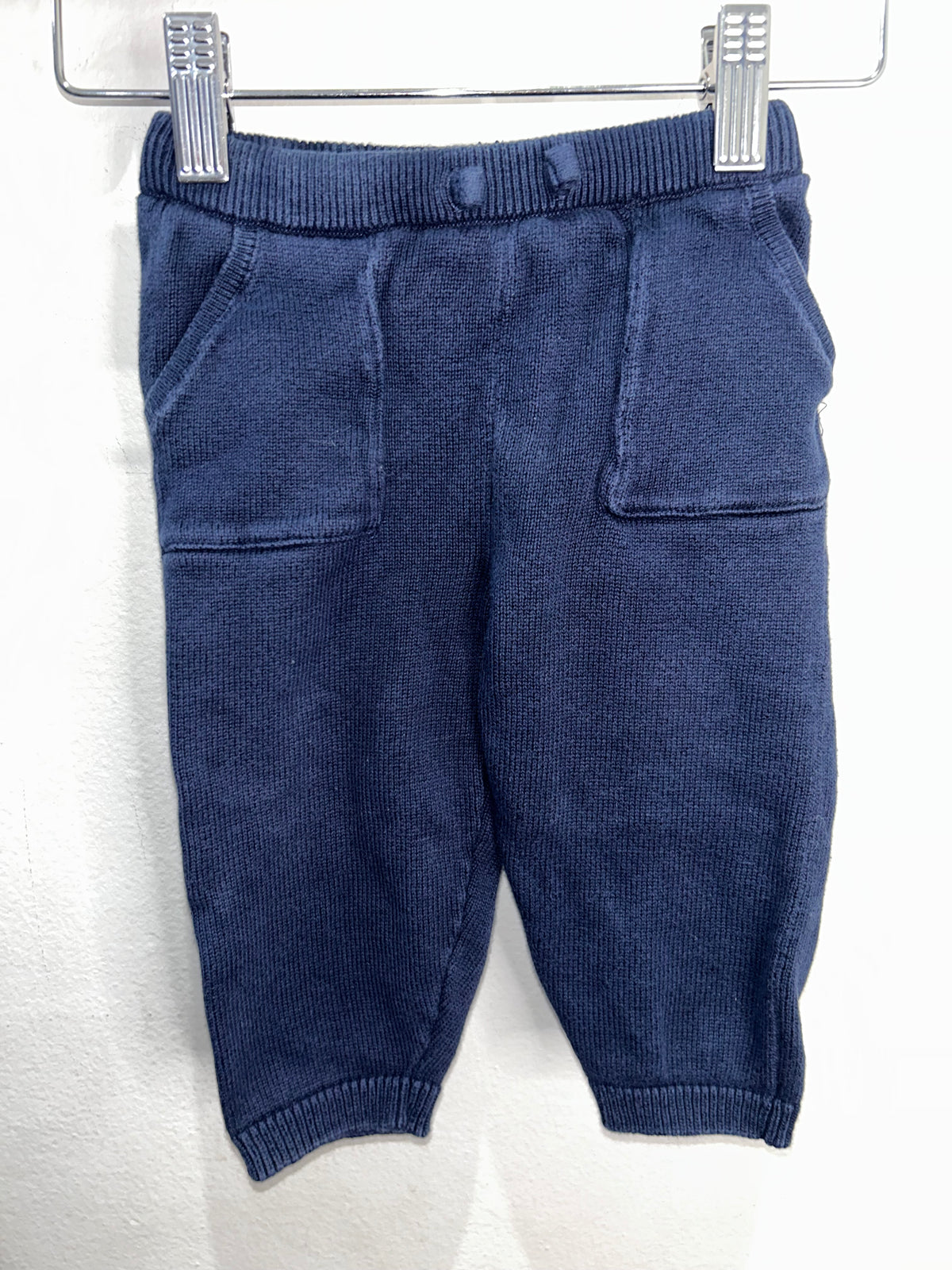 Blue sweater pants 9m A