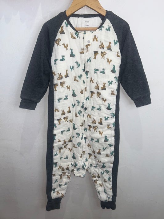 Nest quilted romper 2.5Y-4Y