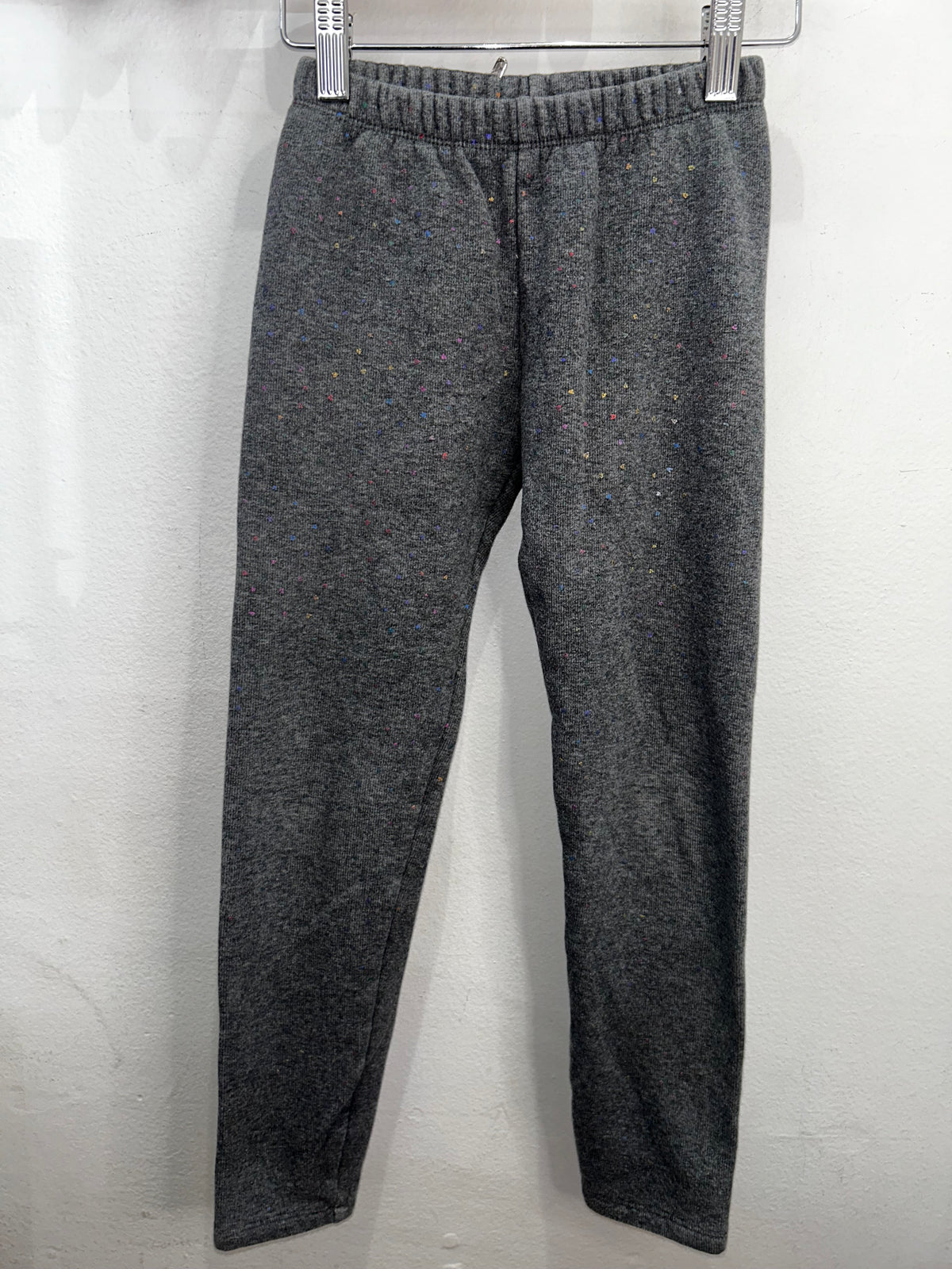 Fleece lined grey print joggers 8-9y