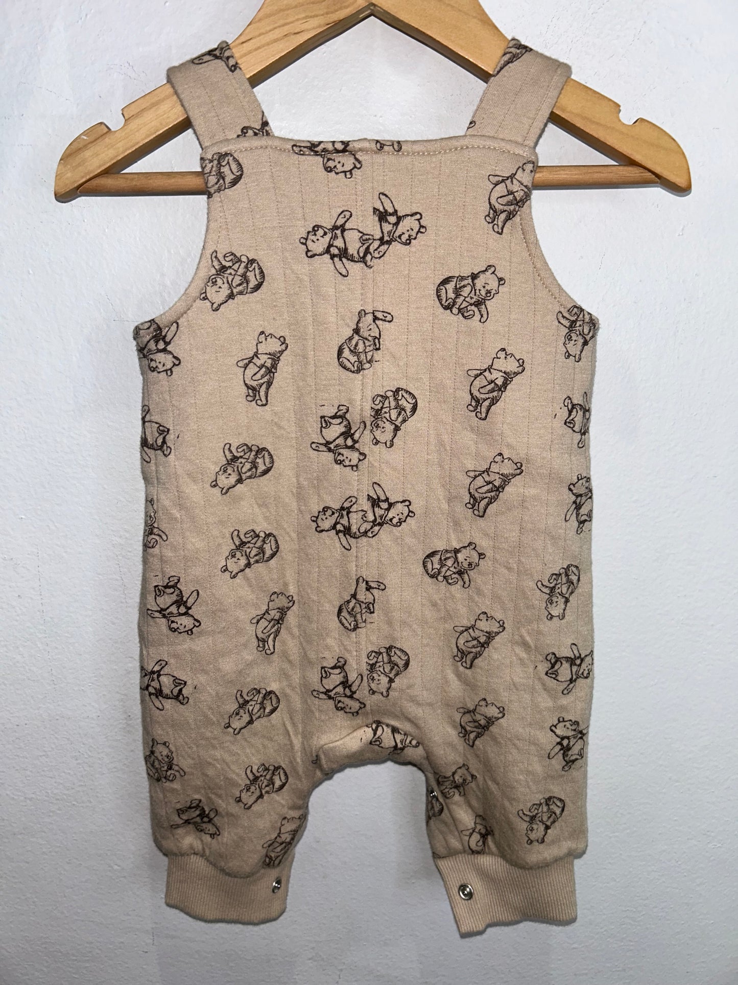 Winnie the Pooh quilted romper 3-6m