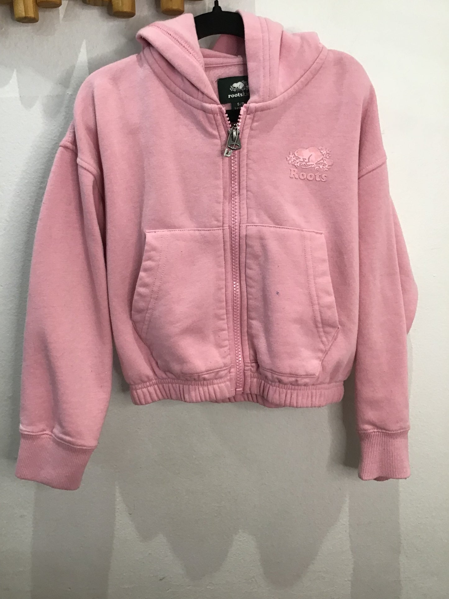 Sweatshirt Roots pink boxy-fit 5-6y
