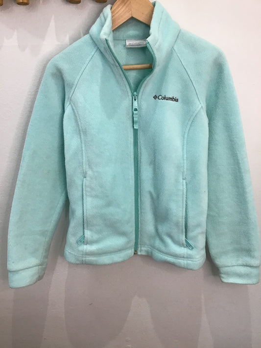 Columbia teal fleece 7-8y