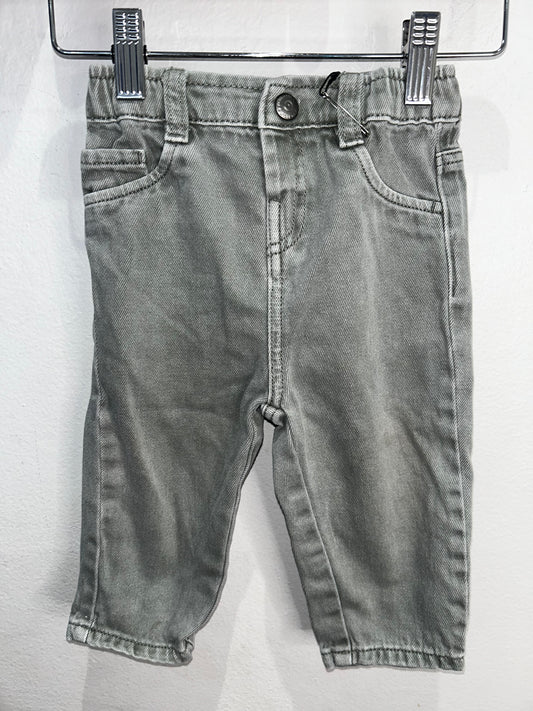 Grey wide leg jeans 12m