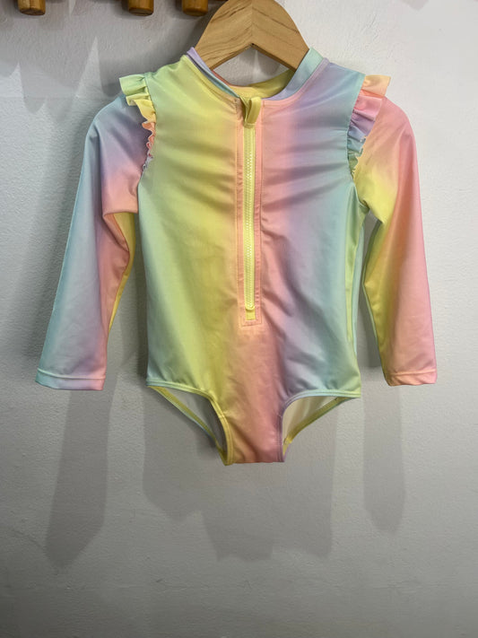 Neon colourufl swimsuit 18m-2y