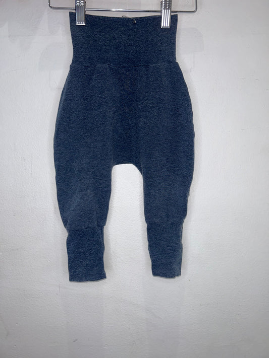 Pure Colour black grey pants 6-18m