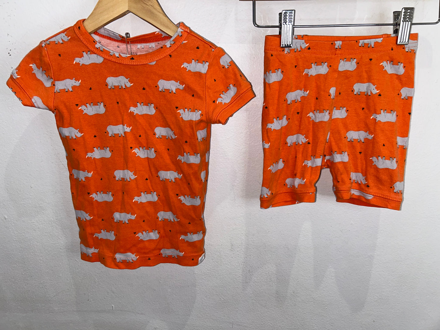 Rhinos shorty pyjamas 3y
