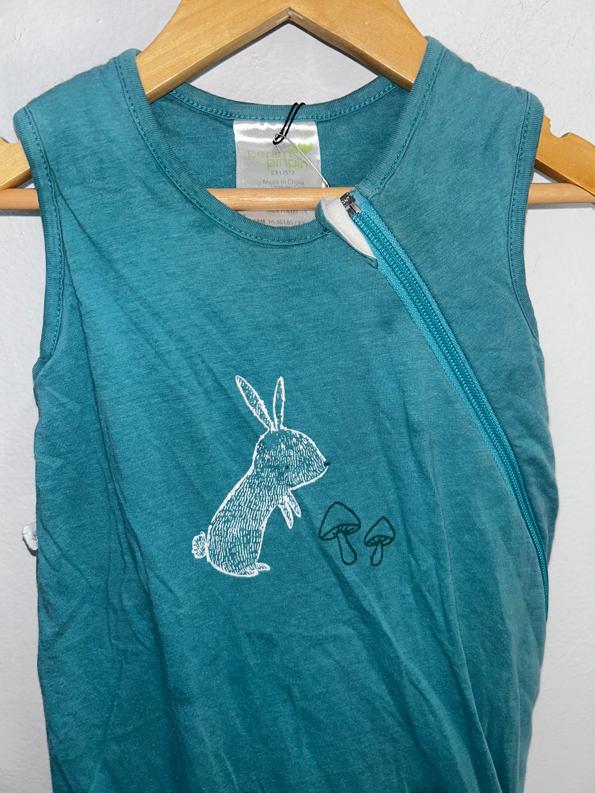 Perlimpinpin teal sleepsack 6-18m 1TOG