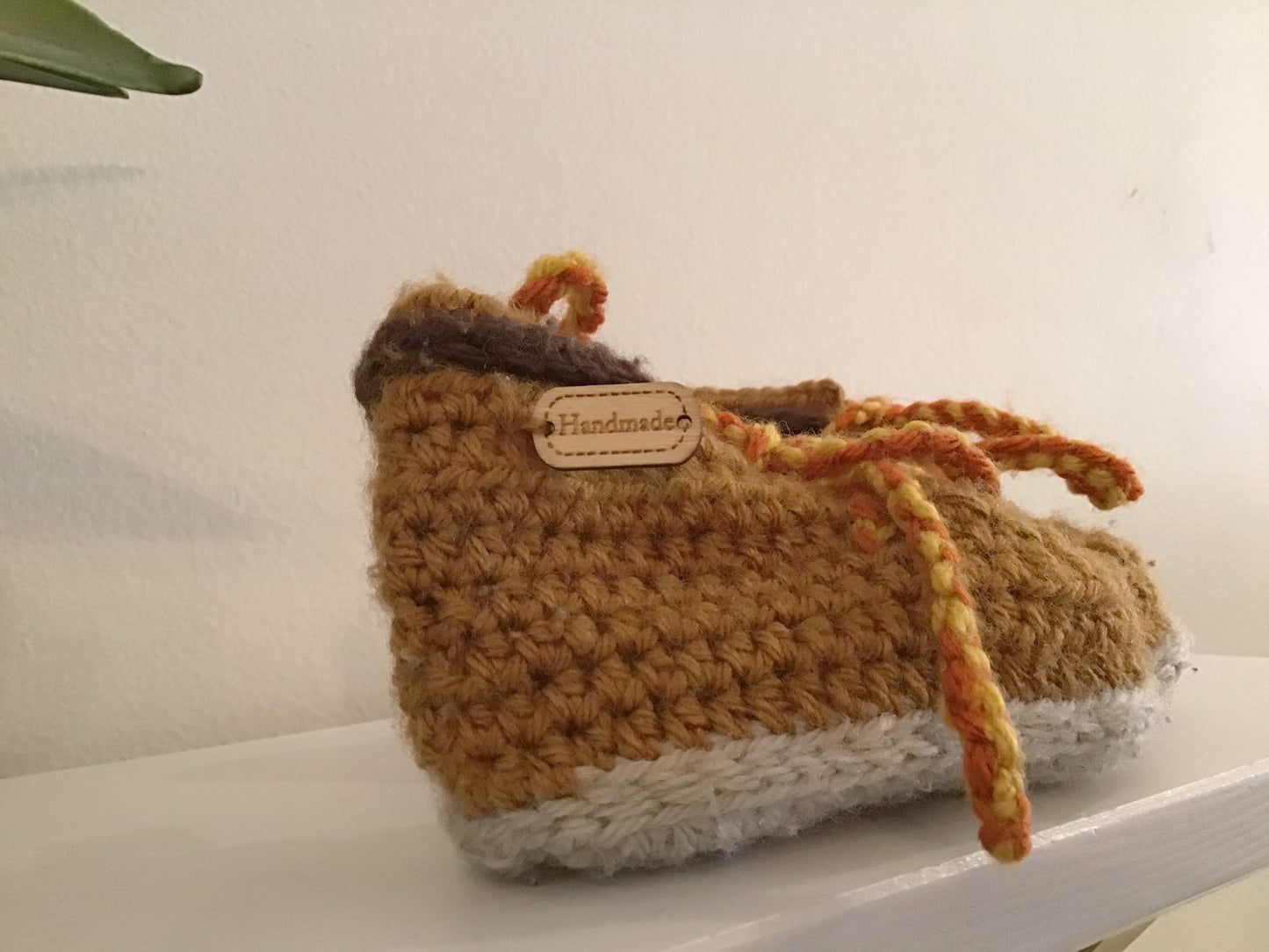 4.5 inches handmade knit booties