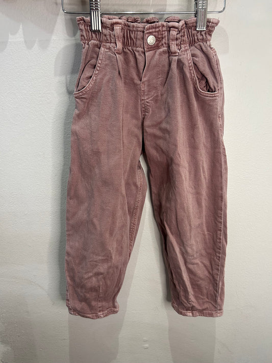 mauve paperbag jeans 5-6y