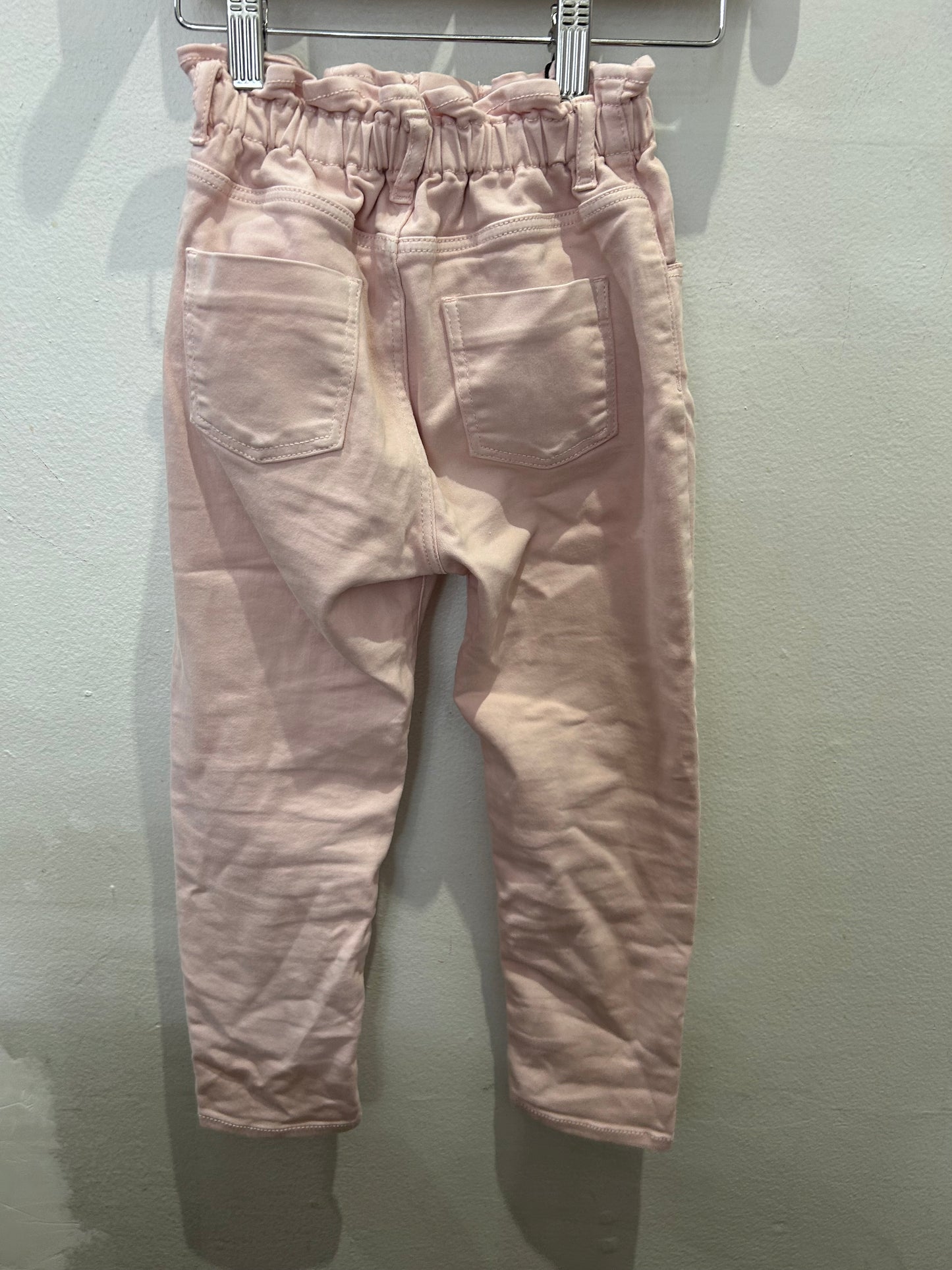 Pink paperbag pants 4-5y