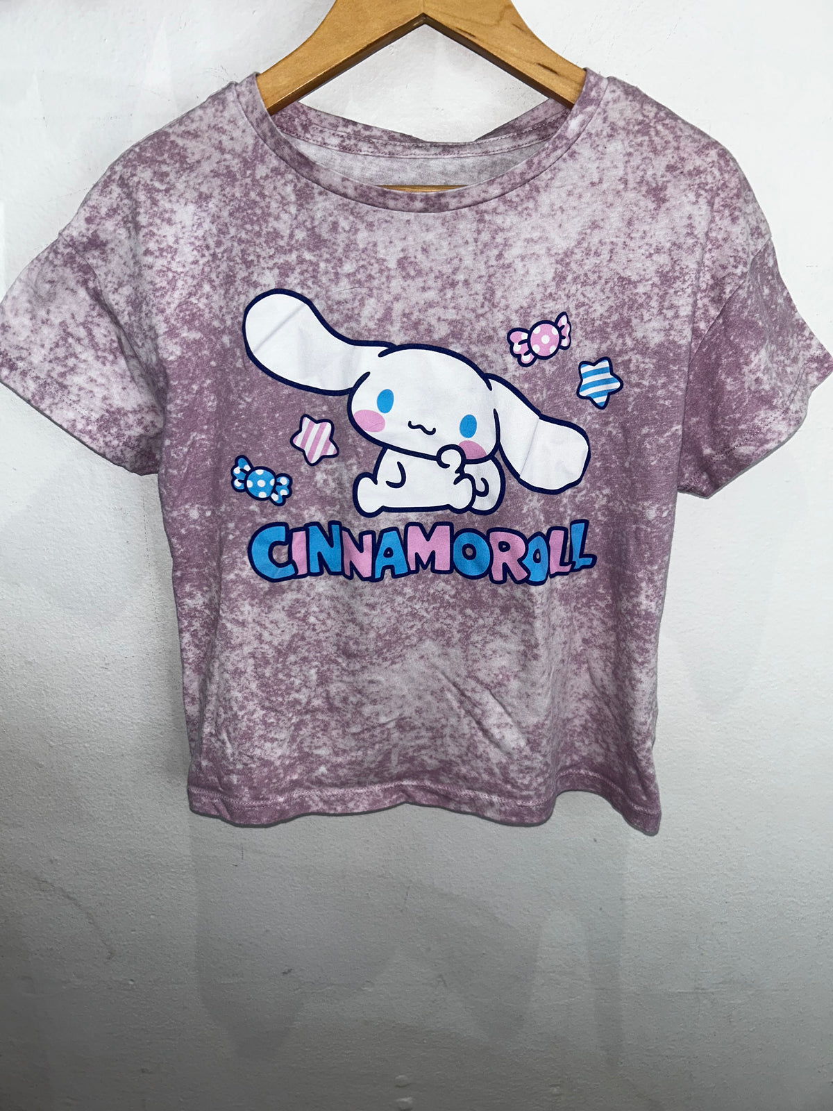 Cinnamaroll purple tee 8-10y