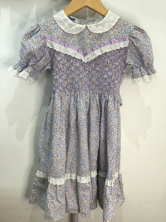 Dress vintage style purple 4y