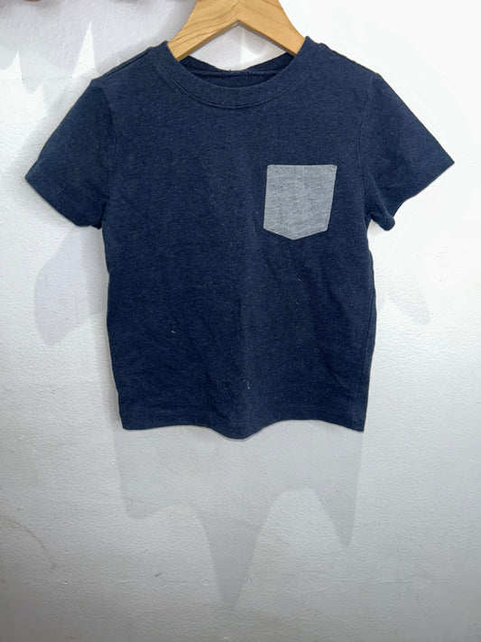 Grey pocket tee 5y
